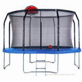 Trampoline/Outdoor Fitness Exercise Equipment with Safety Net, Inner Enclosure